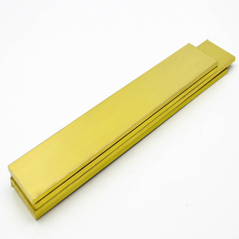 1 pçs h62 barra de bronze quadrado bloco de cobre liso diy aterramento placa de cobre processamento de corte zero