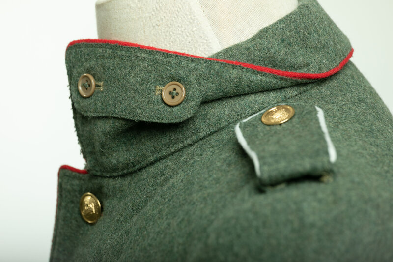 EMD-uniforme alemán WW1, chaqueta de lana, 1907 lana