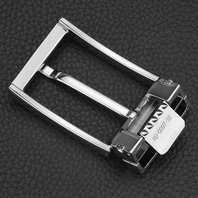 Casual Pin Buckle Without Belts young men Designer only silver buckle Suitable for the 3.3cm width belt the fashion belts buckle