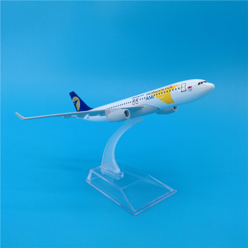 16cm Air MONGOLIAN Airlines Airways B767 Airplane Aircraft Alloy Metal Diecast Model MONGOLIAN Boeing 767 Plane COllectible