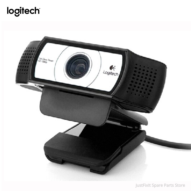 Logitech c930c c930e hd inteligente 1080 p webcam com capa para computador zeiss lente usb câmera de vídeo 4 tempo zoom digital web cam