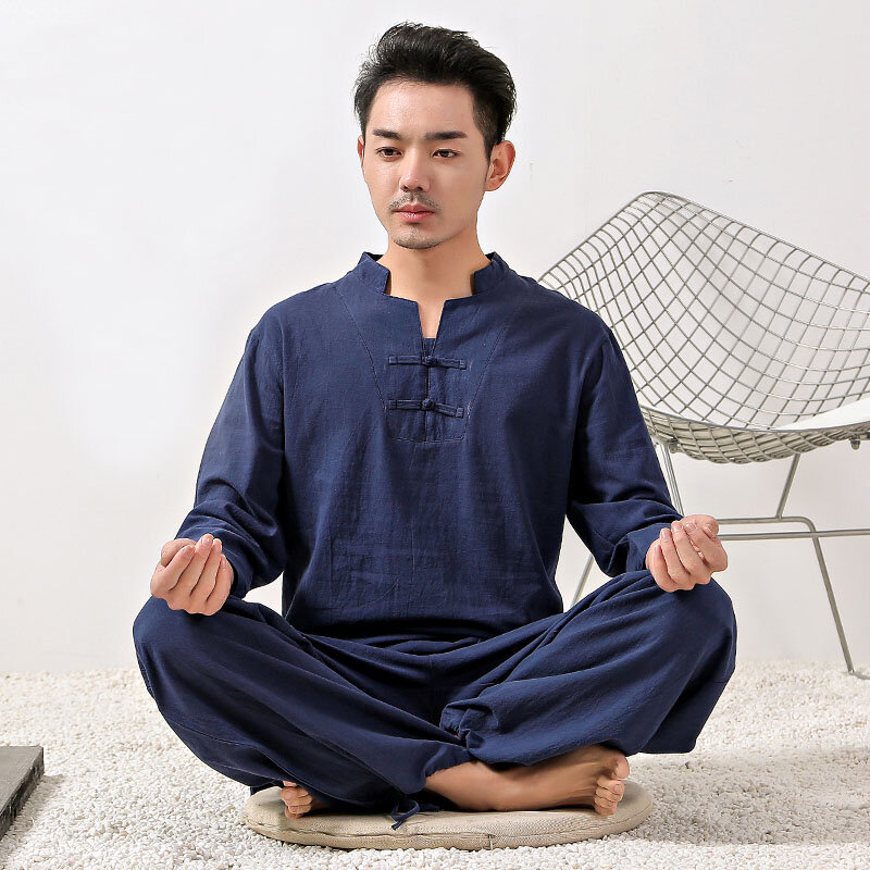 Uniforme Tai chi en coton et lin pour hommes, 4 couleurs, vêtements de haute qualité pour Wushu Kung fu pour adultes, costume Wing Chun des arts martiaux