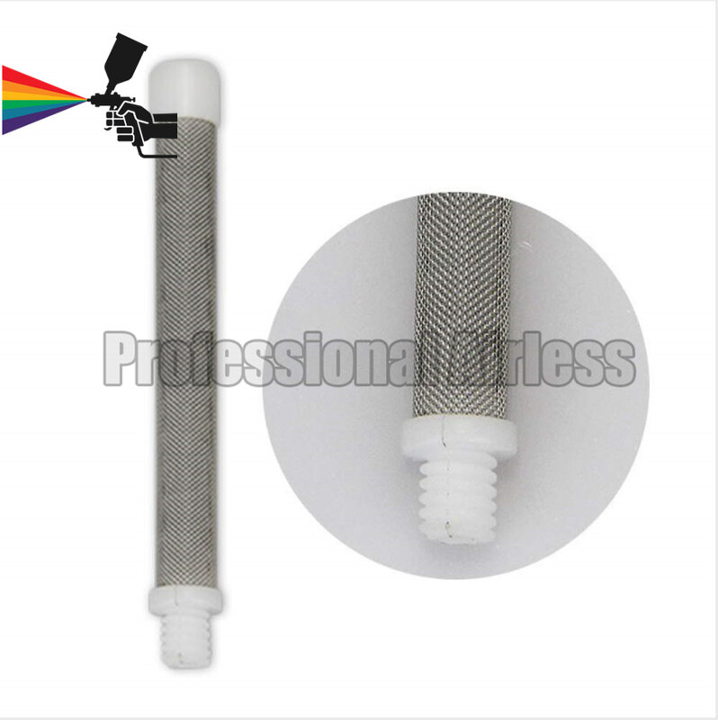 10 stücke Airless Farbe Sprayer Gun Filter Screw-in Typ 30/60/100/150 mesh für Titan Farbe Sprayer Gun 304 Edelstahl