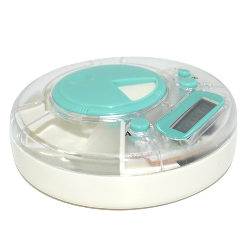 GREENWON Portable Kosong Obat Kotak 3 Kompartemen Mini Lucu Pil Kotak Obat Case untuk Sehat Carem