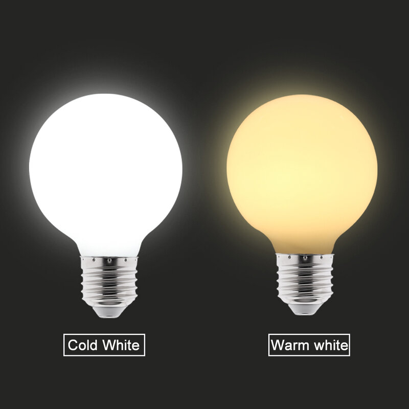 Grande lâmpada led e27 110 v 220 v g80 g95 g125 economia de energia global luz lampada ampola lâmpada led branco frio branco quente lâmpada led