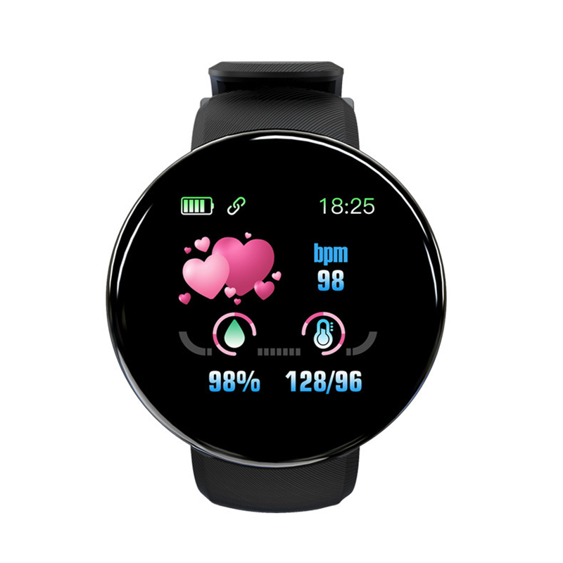 2019 Bluetooth inteligentny zegarek mężczyźni ciśnienie krwi Smartwatch runda kobiet zegarek wodoodporny Sport Tracker WhatsApp na android ios