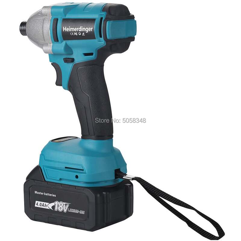 18 Volts cordless impact driver drill 1/4 inch 6.35mm brushless impact drill impact srewdriver drill with one battery