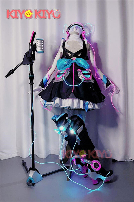 KIYO-KIYO Miku 2016 Magic Future miku Cosplay Costume with shoes earphone Custom made/size