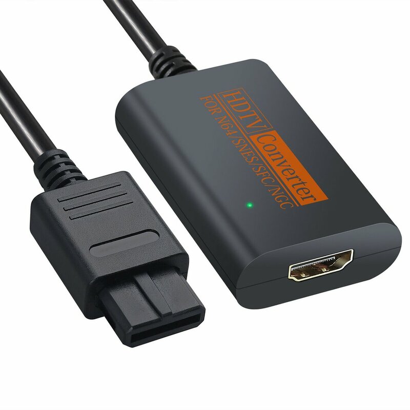 ل التوصيل NGC/SNES/N64 إلى HDMI-متوافق محول محول ل نينتندو d 64 ل gamquibe قابس مهايئ صندوق محول رقمي tv