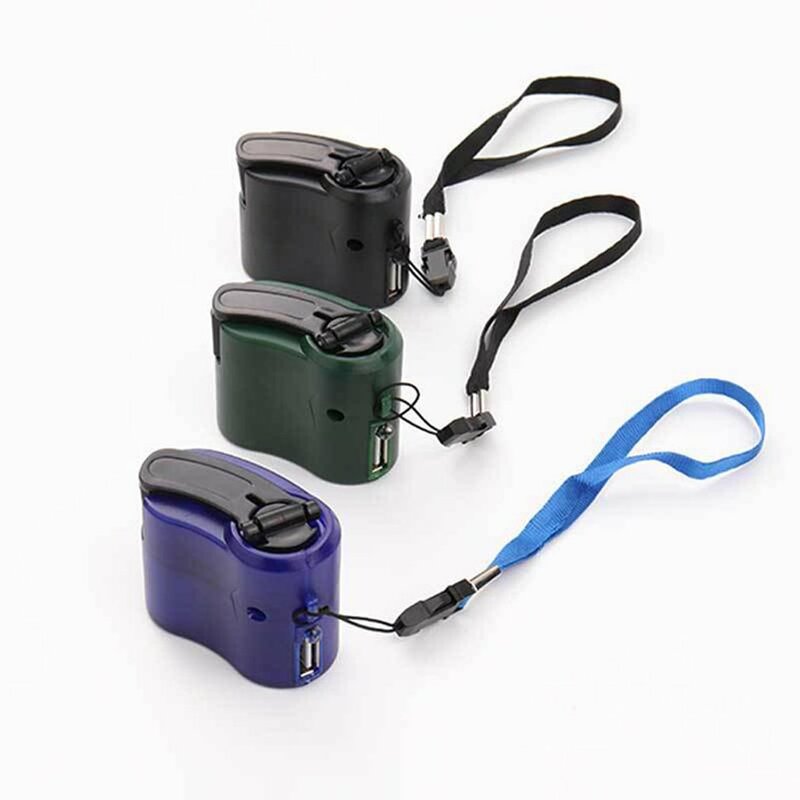 2020 Mobile Phone Emergency Power USB Hand Crank Charger Electric Generator Universal Mobile Charge Hand Dynamo Charging