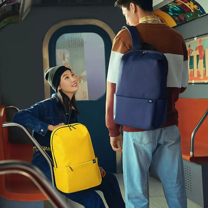 Xiaomi-Sac à dos original pour homme et femme, petit sac à dos, sac de sport, sac pour ordinateur portable 15.6 ", sac d'école décontracté, livraison directe, 20L Mi