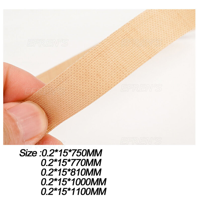 50pcs 750mm Polytetrafluoroethylene Belt for FR900 Sealer Machine Resistance Adhesive Tape Cloth Heat Insulation Sealing Tape