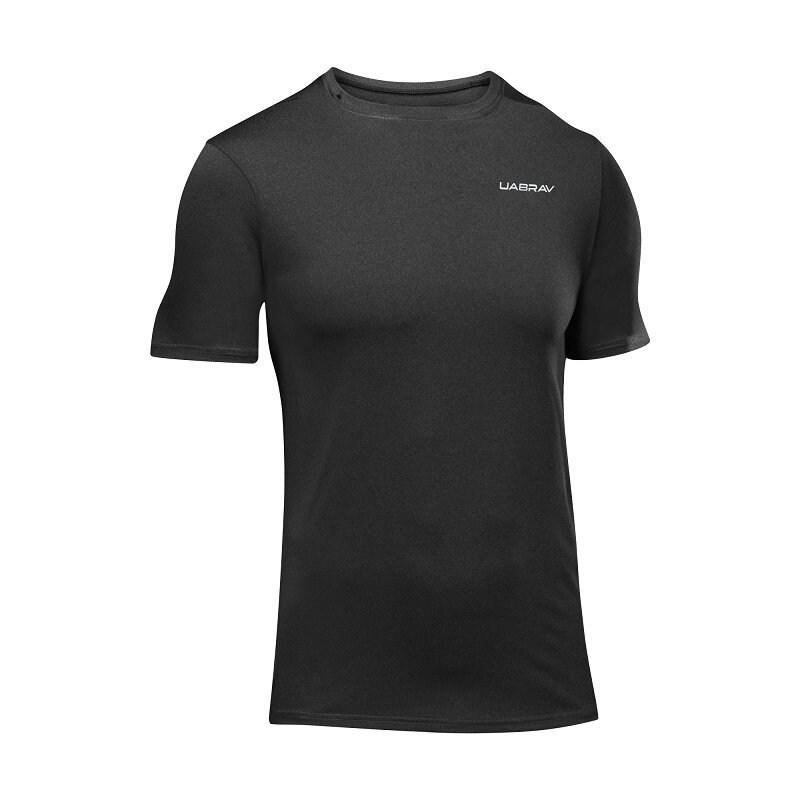 Herren Lauf Fitness T-Shirt Athletisch Outdoor Kurzarm Bequeme Sport Top Workout Quick dry