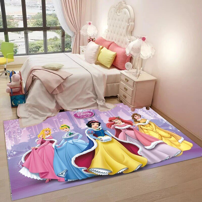 Милый коврик принцессы 80x160 см, Водонепроницаемый дверной коврик для ванной комнаты, кухонные коврики, коврики для спальни, декоративные ков...