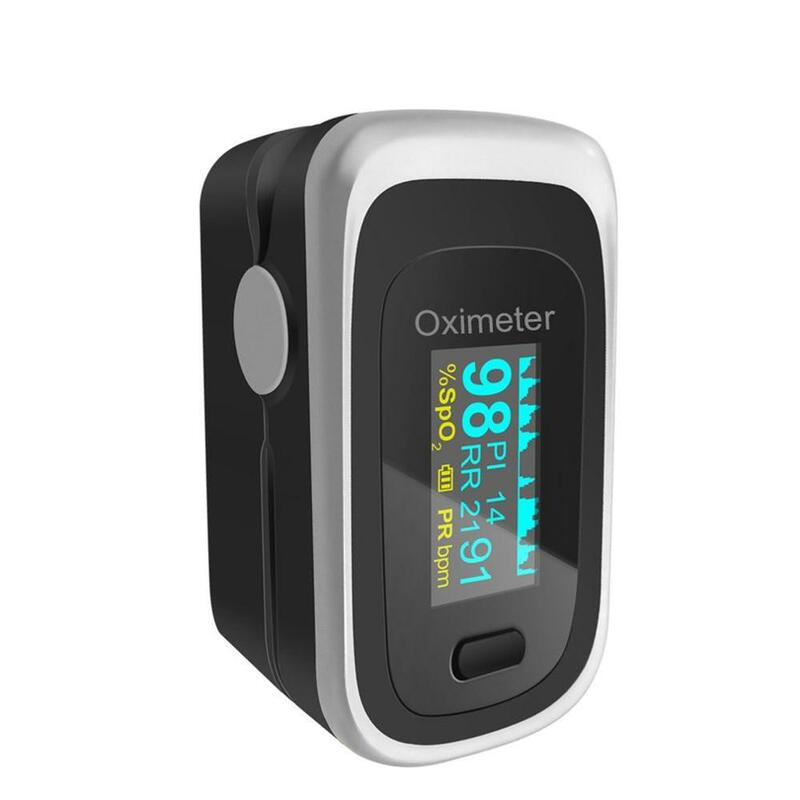 Display oled fingertip oxímetro de pulso de sangue médico monitor de freqüência cardíaca oxímetro de pulso portátil