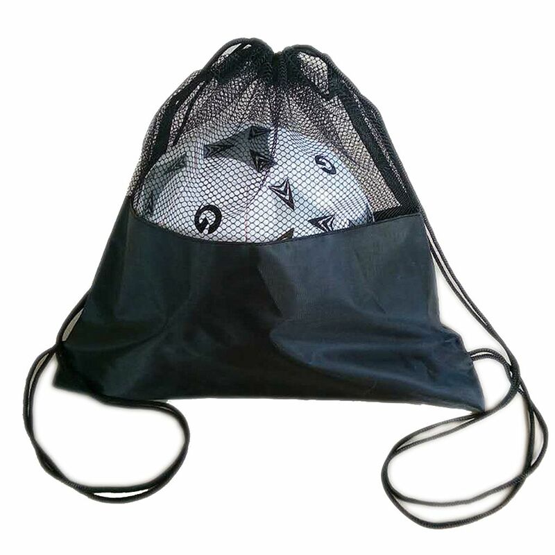 Saco de malha portátil futebol armazenamento mochila ao ar livre basquete voleibol sacos de armazenamento multifuncional
