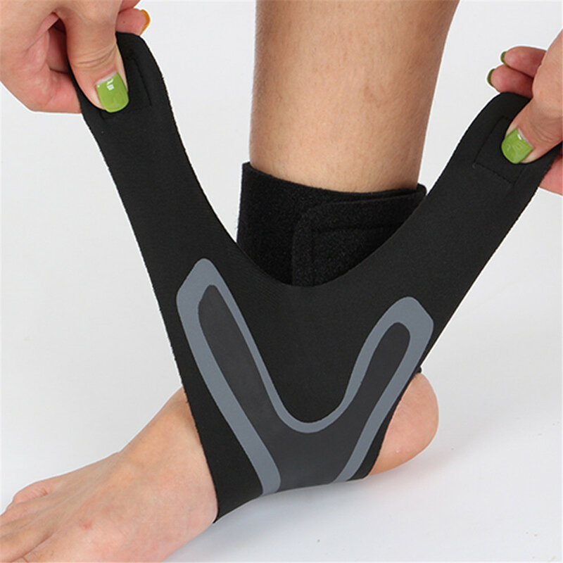 1 Pc Ankle Brace Support Compression Sleeve Elastic Plantar Fasciitis Pain Relief Foot Bandage Protective Wrap Sports Socks
