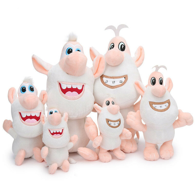 러시아 만화 Booba Buba 장난감 플러시 부드러운 면화 인형 흡착 액션 캐릭터 모델 어린이 장난감 최고의 선물