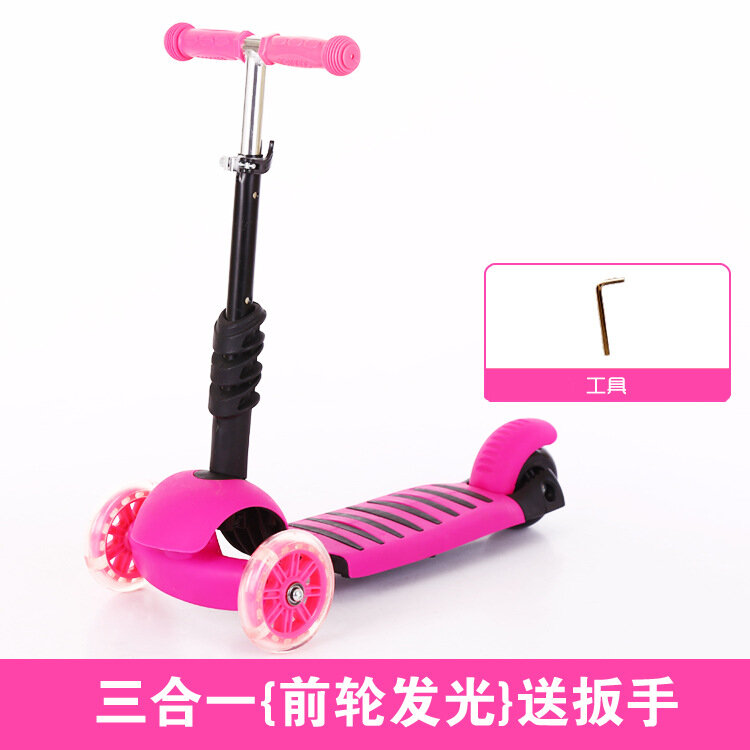 New Three-in-one Children's Scooter Multifunctional Baby Walker Fashion Tricycle Detachable Seat Kid Kick Scooter  Ride on Toys