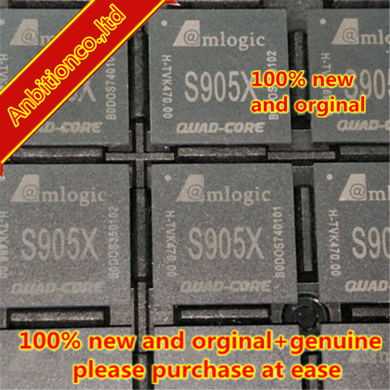 1-10Pcs 100% Nieuwe Originele S905X Chip Bga Flat Panel Master Chip
