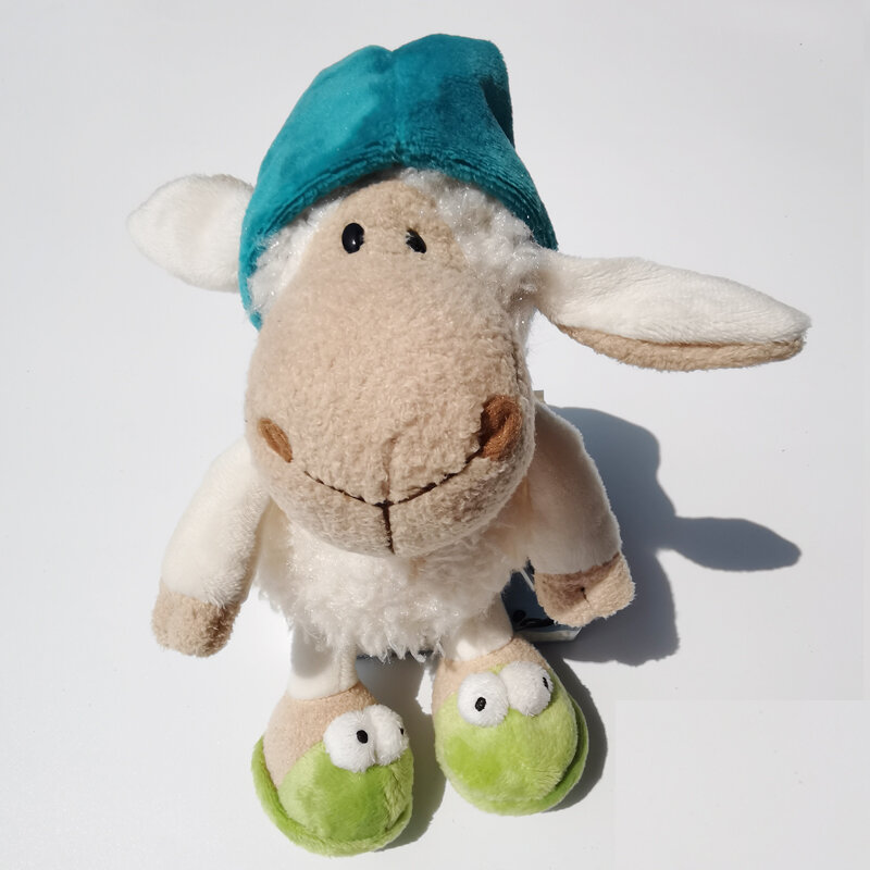 25センチメートルかわいいデザイン羊ぬいぐるみピンクルーシージョリー麻雀羊ぬいぐるみ動物のおもちゃ人形ウルフの服子供のギフトのため