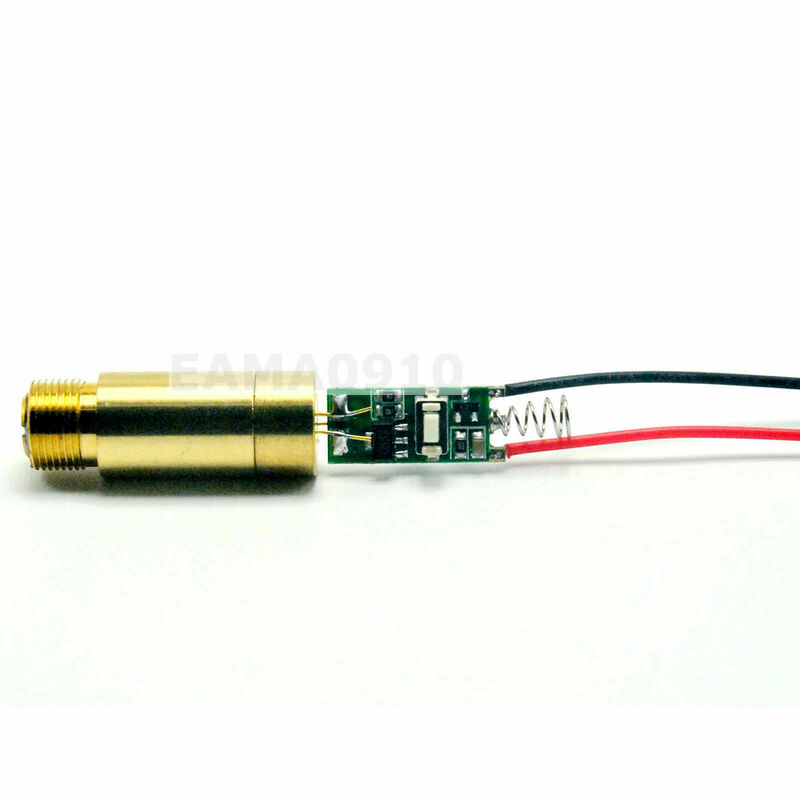 Nuovo modulo punto diodo Laser rosso 650nm 50mW 3-4.5V con modulo Driver e filo in ottone