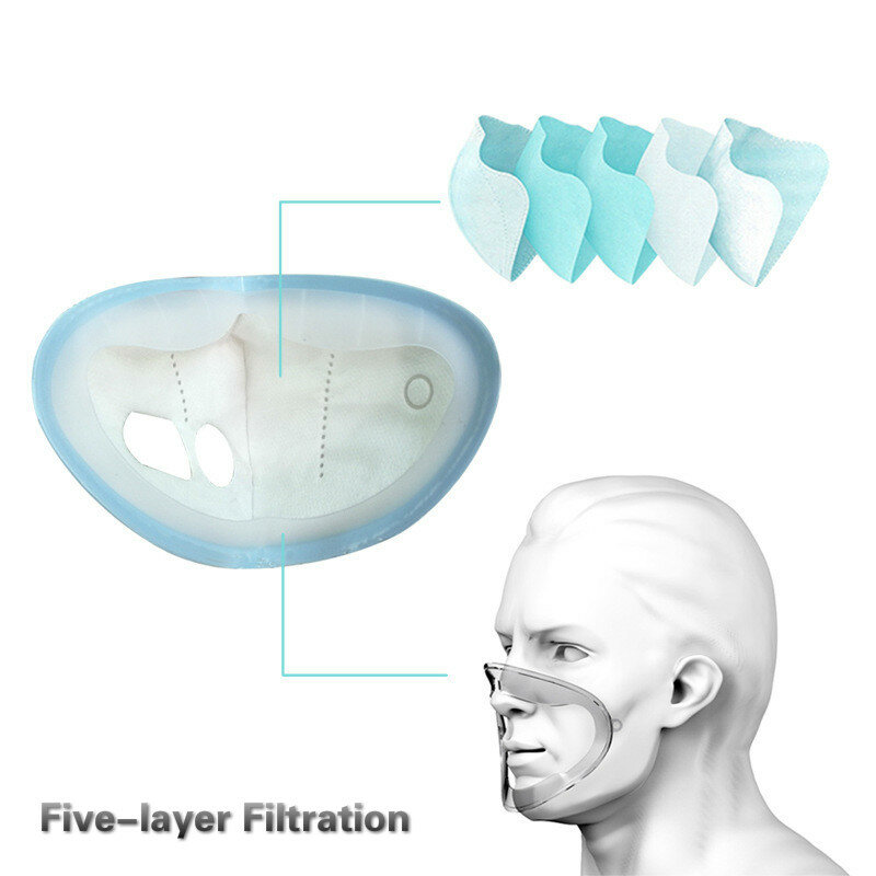 2020 Mascarilla facial PM2.5 filtro eléctrico inteligente a prueba de polvo, dispositivo de protección Industrial para la respiración, Mascarilla recargable