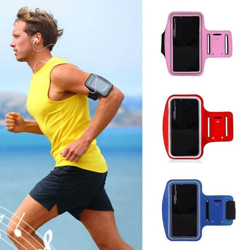 Bolsa de deporte correr pulsera, funda, brazalete Universal para correr, resistente al agua, soporte para teléfono móvil, brazalete para correr en el exterior