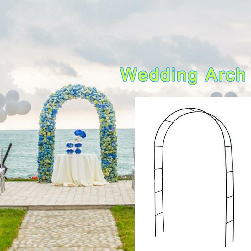 Łuk ślubny ozdoby ogrodowe tło Pergola żelaza stojak ramka w kwiaty na ślub urodziny wesele dekoracja DIY Arch