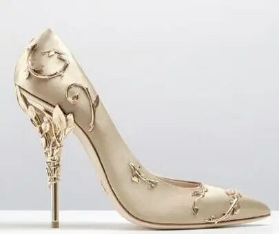 YEELOCA 2020 Luxury Women Shoes White a001 shoes Flower Heel Wedding Shoes Women Elegant Silk BN4513