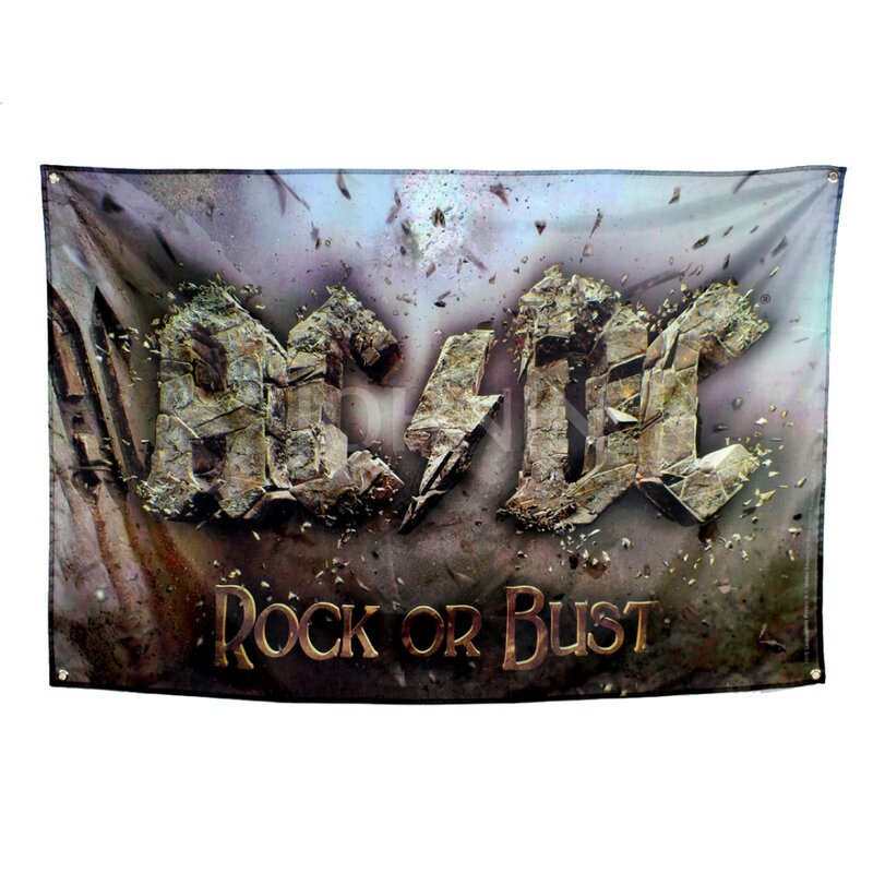 90x150cm AC Music Bar Heavy Metal Rock Band Flag