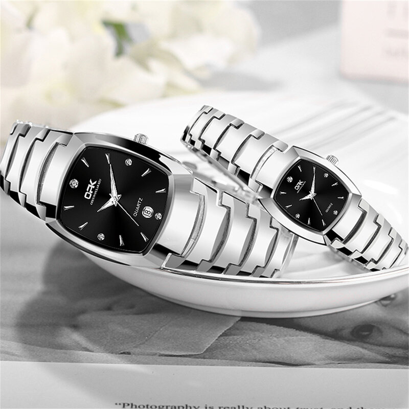 Luksusowy zegarek mężczyźni zegarki kwarcowe wodoodporne bransoletki dla par zegarki kobiety Reloj Lover Montre Orologio Uomo kwarcowy Relogios