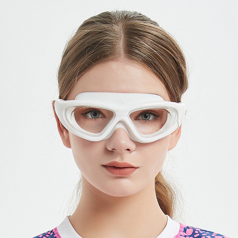 2020 nowych kobiet mężczyzn sport profesjonalne Anti Fog ochrona UV Diver okulary pływackie powłoka wodoodporna regulowane gogle pływackie
