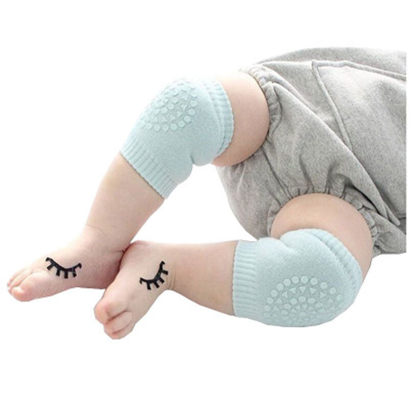 Crianças anti deslizamento crawl necessário protetor de joelho bebês leggings crianças aquecedores de perna algodão verão bebê joelheiras
