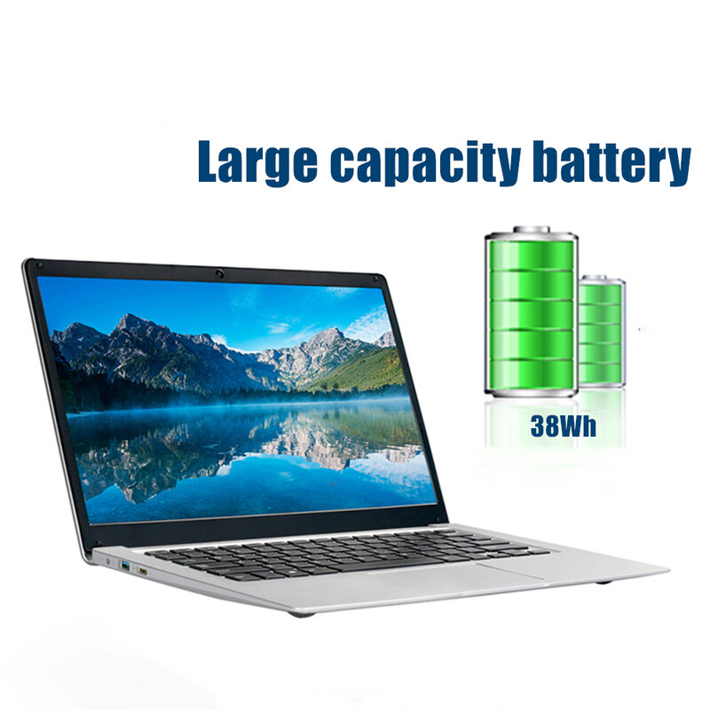 Kuu sbook pro laptop 14.1 polegadas, para intel n3350 quad-core laptop 6gb ram 64gb emmc 128/256ssd luz fino notebook para escritório de estudo