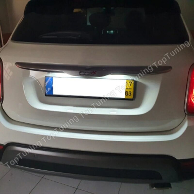 Per Fiat 500X 2014 2015 2016 2017 2018 2019 LED targa lampada 2 pezzi Canbus nessun errore ricambi Auto