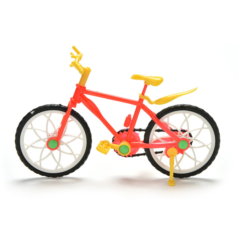Kids Play House Toy Child doll house Preted Play biciclette fatte a mano giocattolo bambini Mini bici in plastica per accessori per bambole