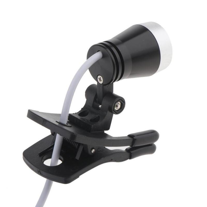 3W Loupe-Head-Light Surgical-Headlamp Dentist Medical-Surgery Clip on Type Rechargeable Battery