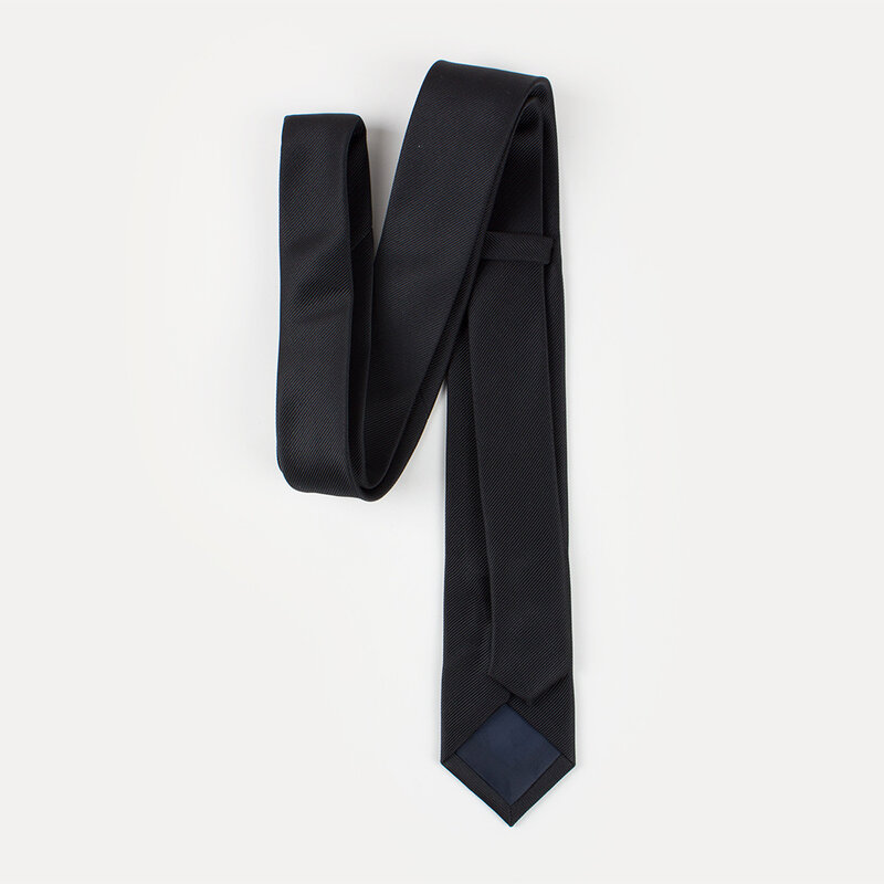 Linbaiway-Corbata de poliéster Jacquard para hombre, corbatas formales de 6cm, accesorios de camisa informales con logotipo personalizado