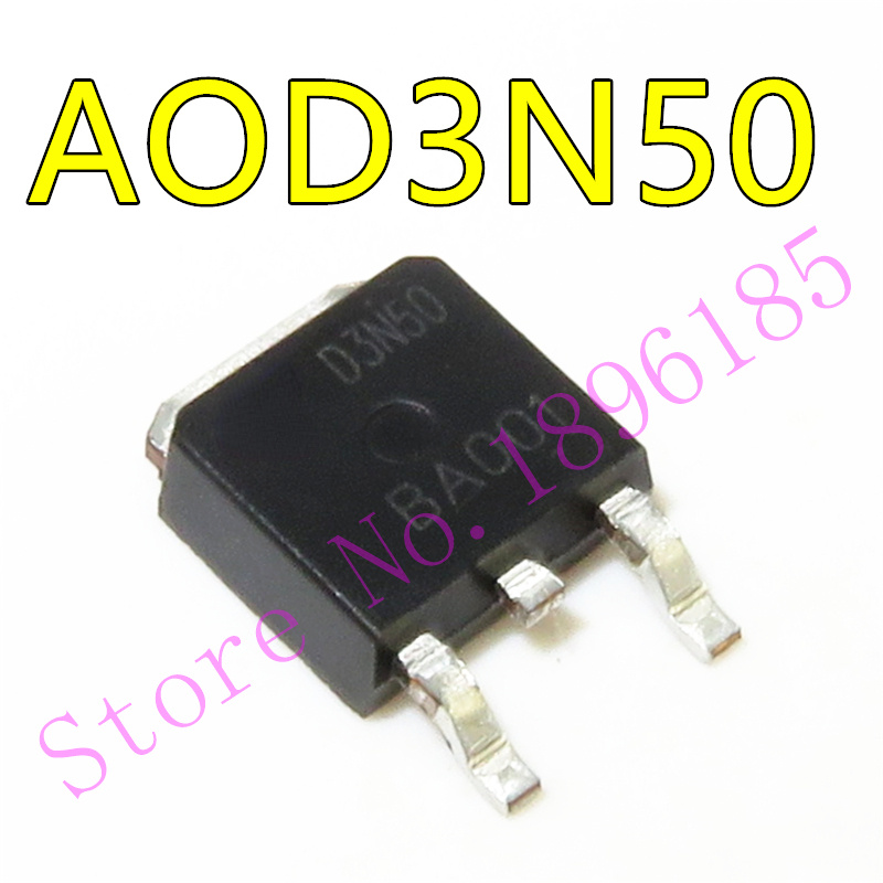 1 Buah/Lot AOD3N50 D3N50 TO-252 LCD MOS Tabung Penempatan Dalam Persediaan