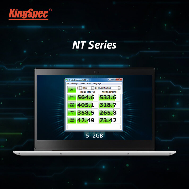 KingSpec M.2 SSD NGFF 128GB 256GB 512Gb 1TB 2TB M2 SATA SSD 2280 SATA3 6Gb Hard Disk Solid State Internal untuk Laptop
