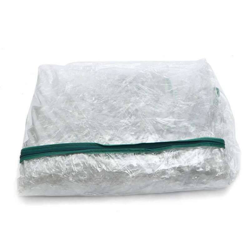 Portable serre couverture couverture de jardin PVC matériel plantes fleur maison imperméable anti-UV résistant au froid 143X143X195cm