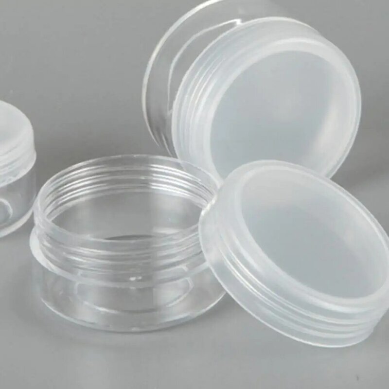 Botellas recargables transparentes de 10 unids/set, caja rellenable de viaje portátil reutilizable, varios tamaños, venta al por mayor