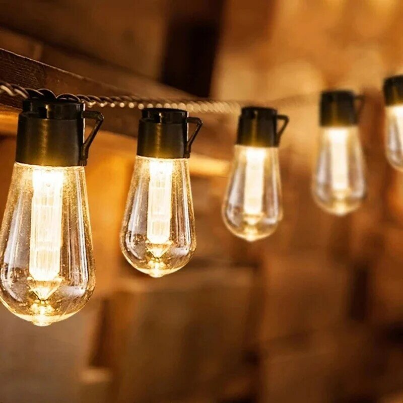 Ampoule Solaire LED Imperméable Papaye, Luminaire Décoratif d'Extérieur, Idéal pour un Jardin ou un Nouvel An