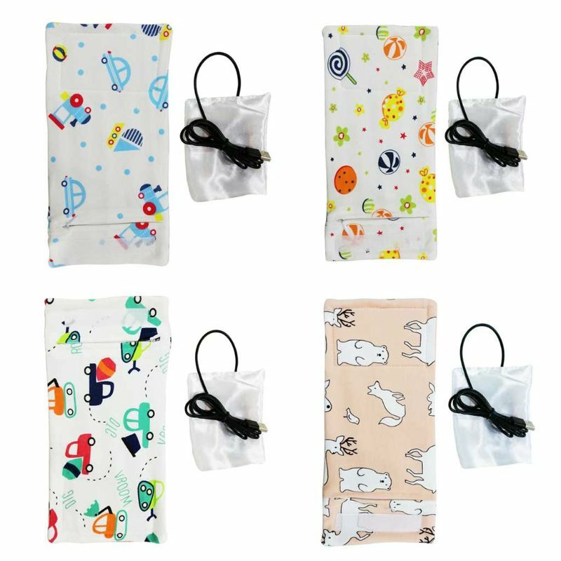 Chauffe-lait USB, sac isolé, Portable, tasse de voyage, chauffe-biberon, couverture de biberon, sac chauffant, sacs de biberons pour nourrissons