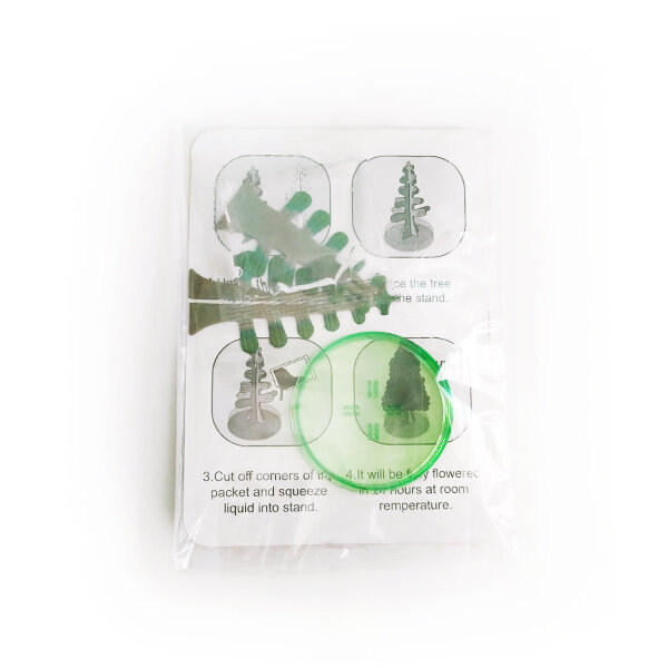 2020 9x6cm Mini Green Magic Growing Paper Trees Toy Magical Grow albero di natale Hot Funny Science giocattoli per bambini novità