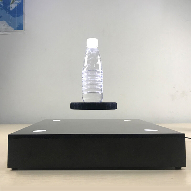 Rolamento de carga 600g levitação magnética display rack presente de aniversário pode pendurar garrafa de vinho sapatos brinquedos produto novo lâmpada led