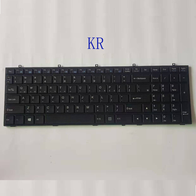 Novo teclado para clevo cleovo w370et w350et w350 w370 w655 w670 eua reino unido kr teclado do portátil retroiluminado