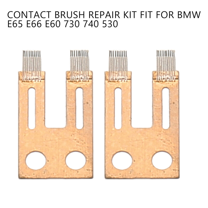Direcção Coluna Interruptor Ângulo Sensor Contato Kit Escova Repair, Acessórios do carro para BMW E65, E66, E60, 730, 740, 530, 7 Series, 2Pcs