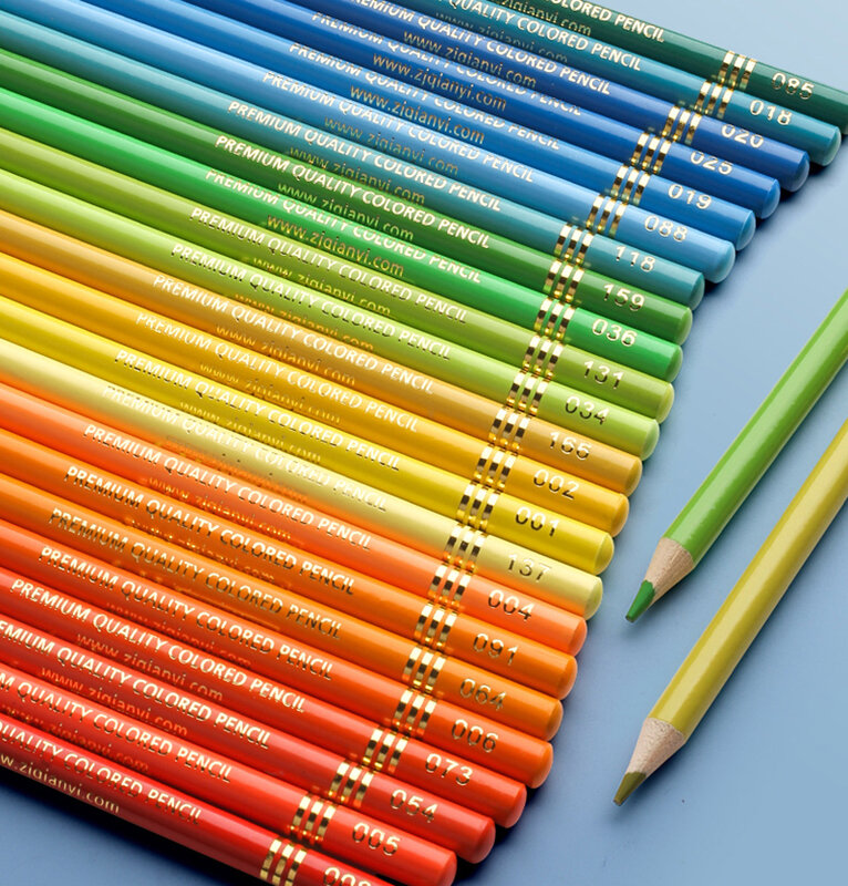 Профессиональный масляный цветной карандаш 12/48/72/120/160/180/260 эскиз акварельных карандашей набор карандашей для рисования детский подарок тов...